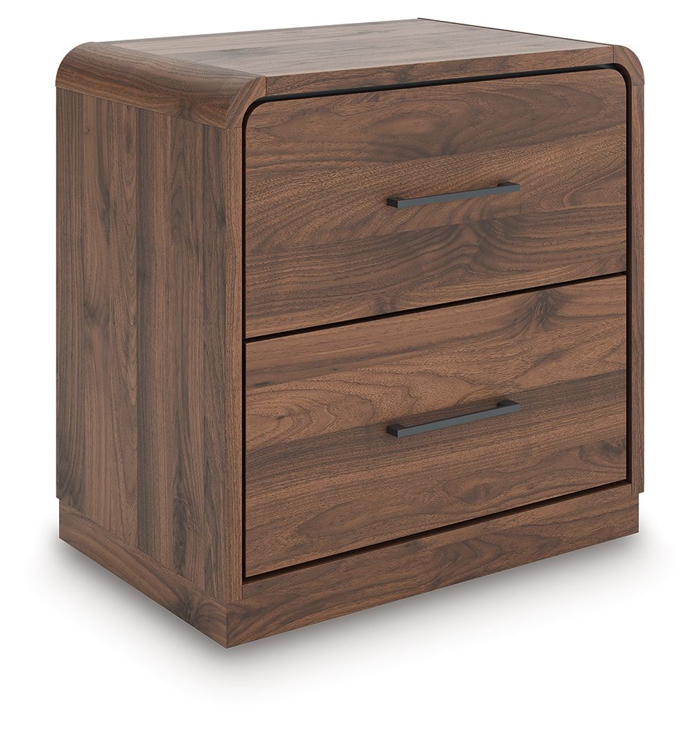 Fortlorn - Walnut Brown - Two Drawer Night Stand - Urban Living Furniture (Los Angeles, CA)