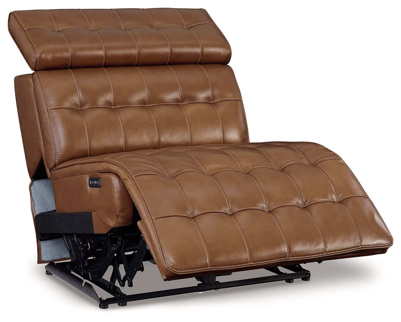 Temmpton - Chocolate - Power Armless Recliner With Adj Headrest - Urban Living Furniture (Los Angeles, CA)