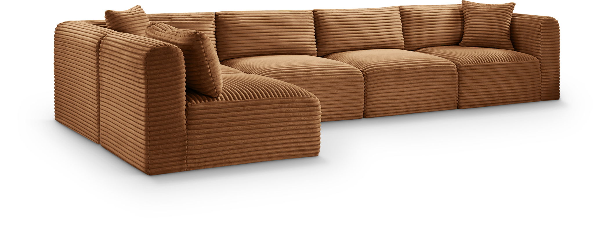 Shaggy - Fabric 5 Piece Modular Sectional - Urban Living Furniture (Los Angeles, CA)