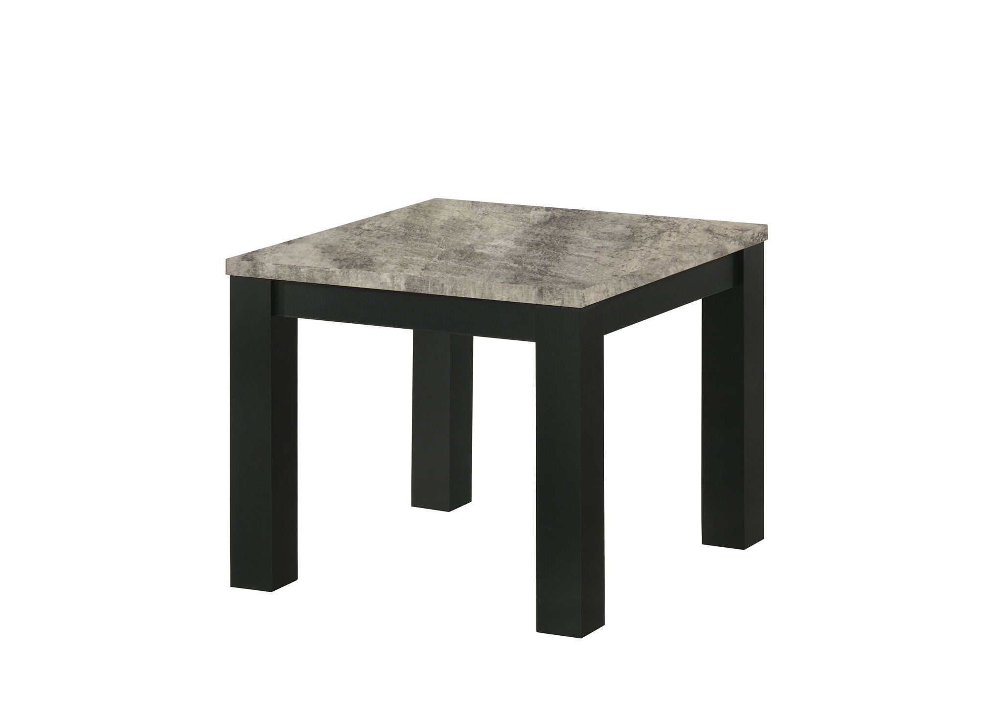 Theo - 3 Piece Cocktail Set - Concrete / Black - Urban Living Furniture (Los Angeles, CA)