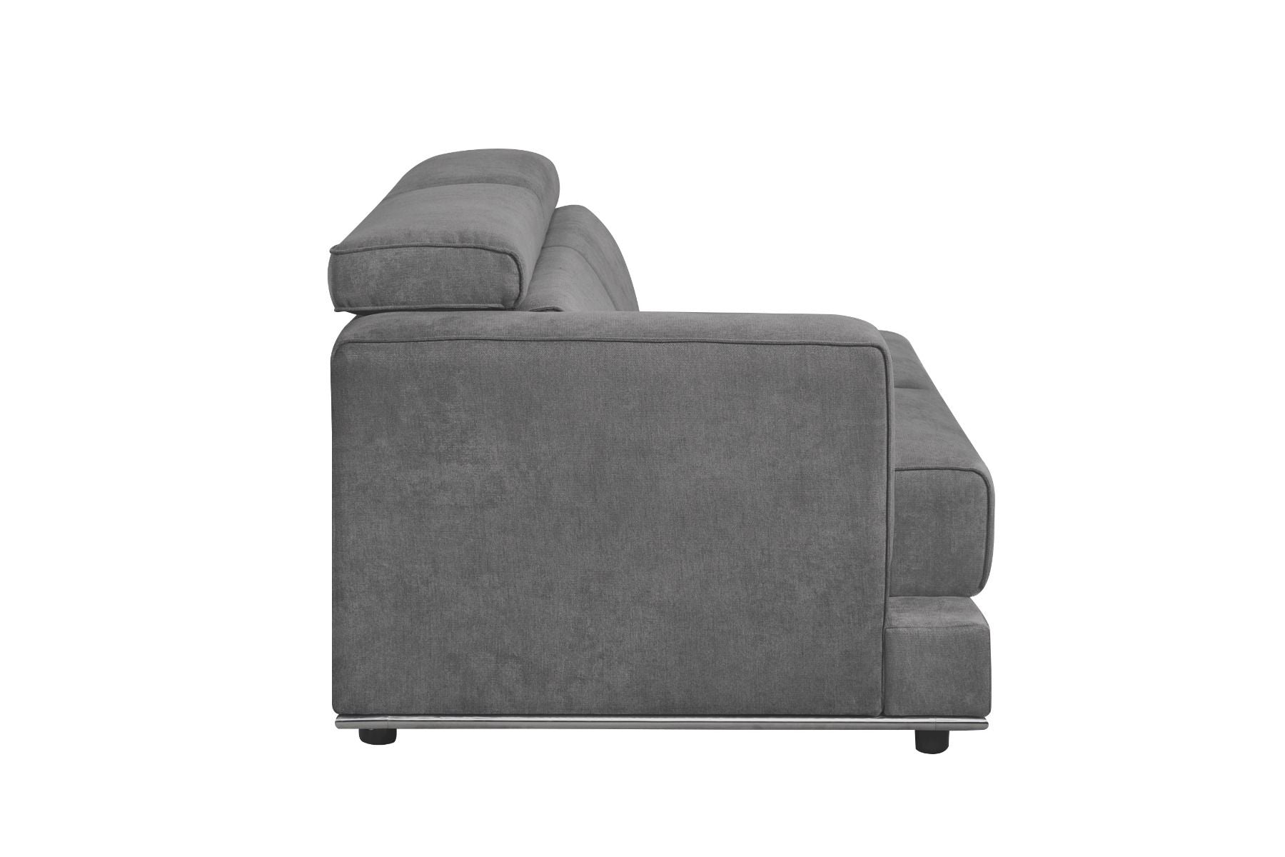 Alwin - Modular Lf Sofa - Dark Gray Fabric - Urban Living Furniture (Los Angeles, CA)