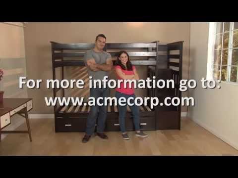 Allentown - Bunk Bed w/Storage Ladder & Trundle - Urban Living Furniture (Los Angeles, CA)