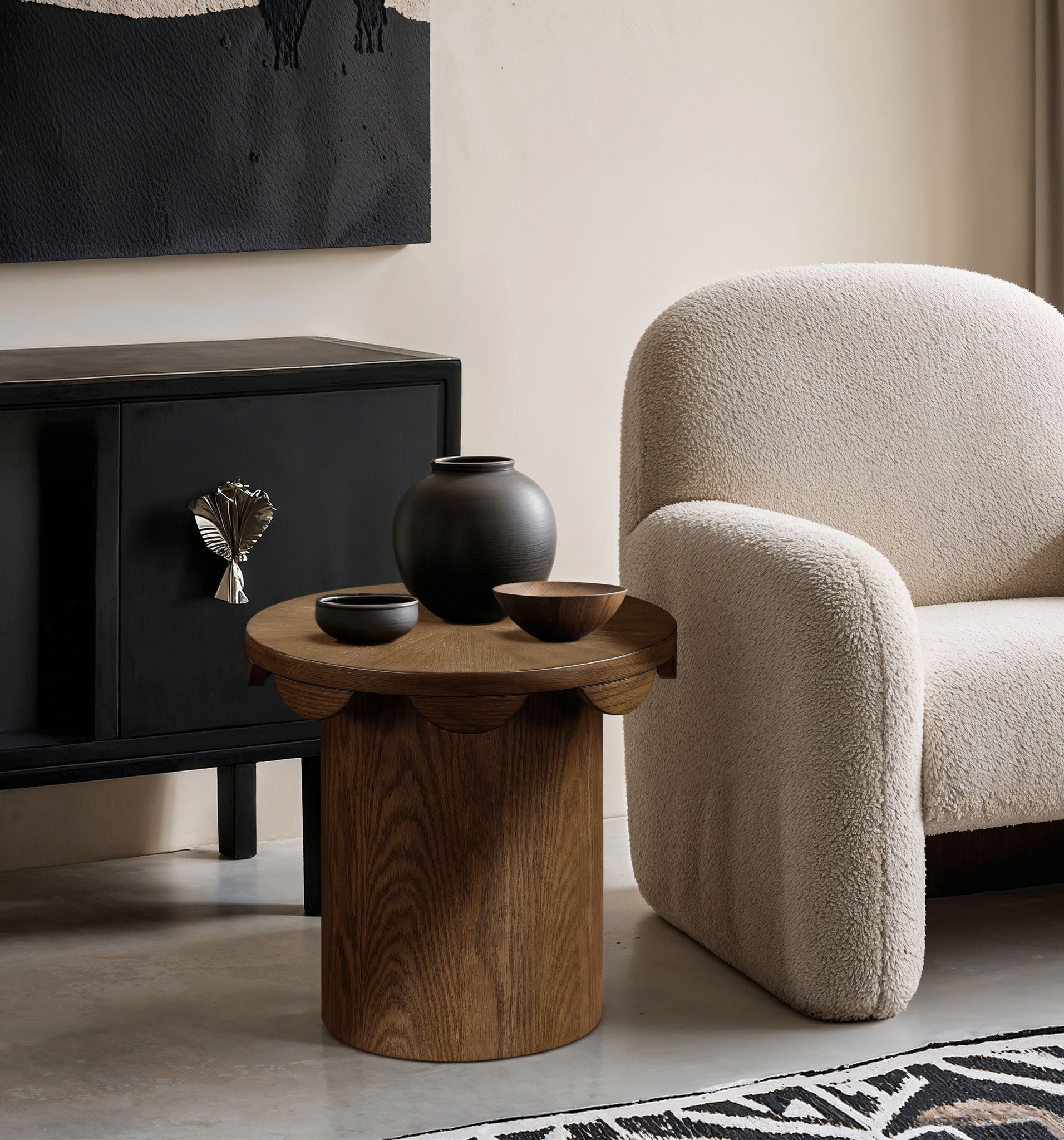 Dahlia - Oak Veneer Table - Urban Living Furniture (Los Angeles, CA)