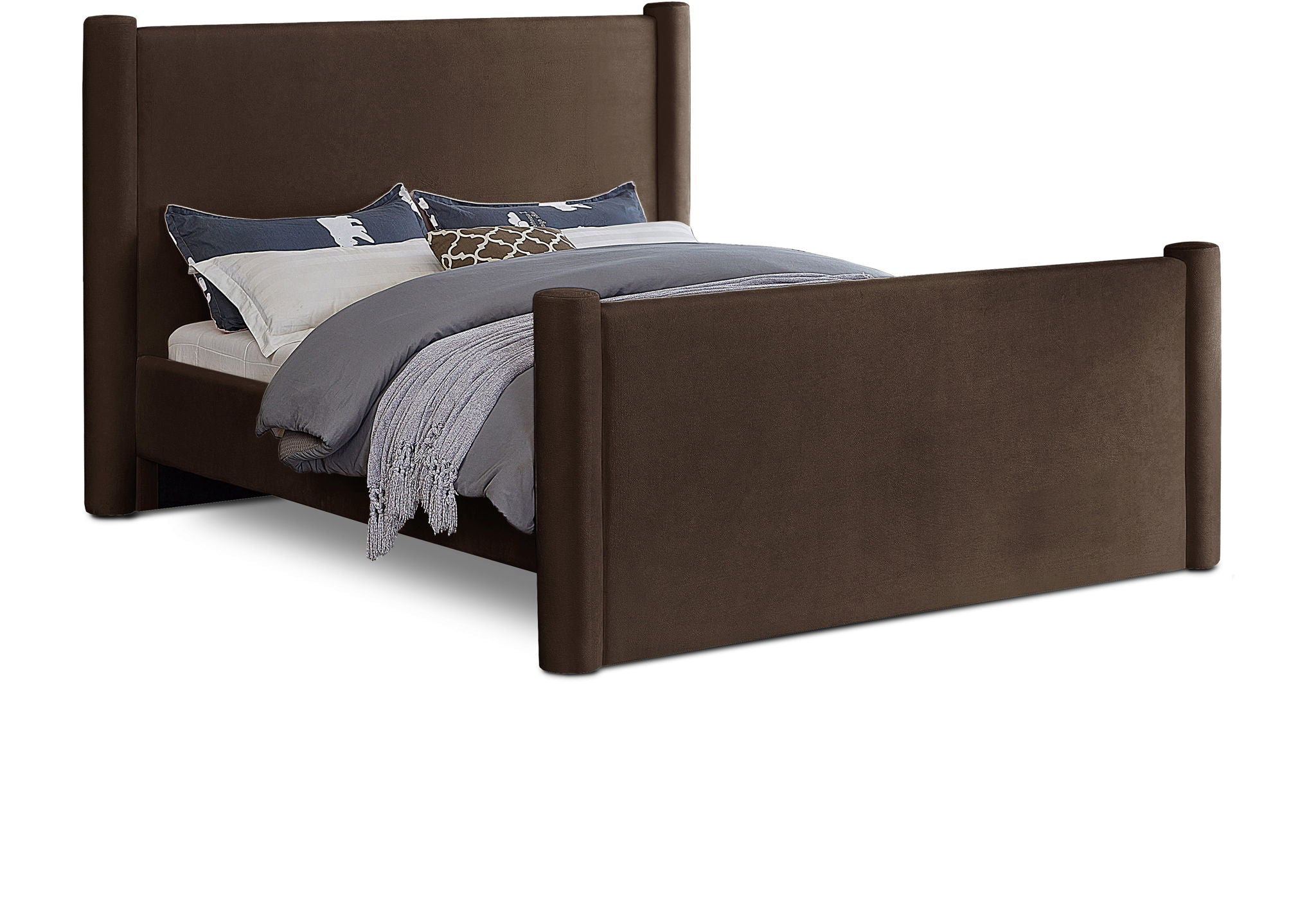Elias - Velvet Bed - Urban Living Furniture (Los Angeles, CA)
