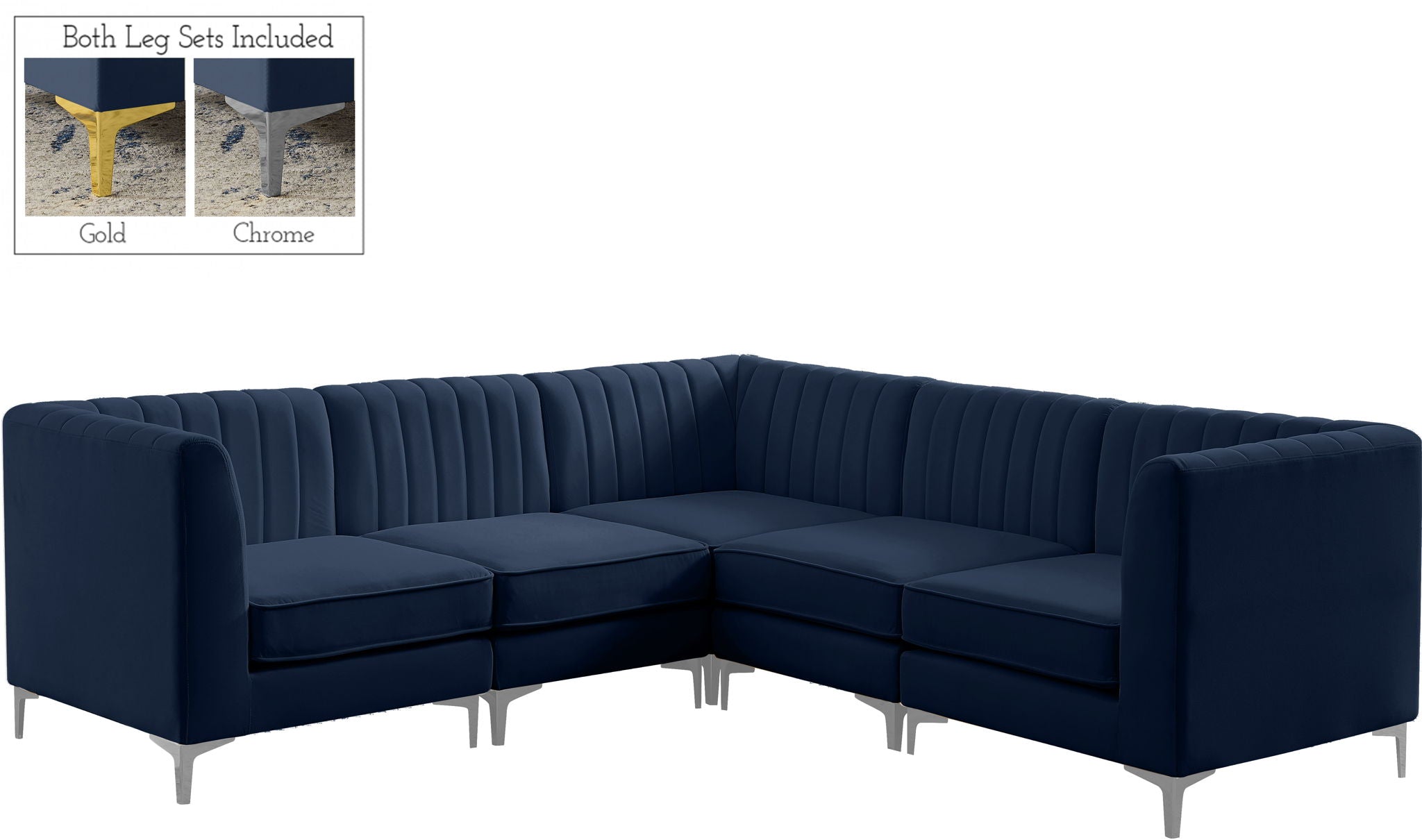 Alina - 5 Piece Modular Corner Sectional - Urban Living Furniture (Los Angeles, CA)