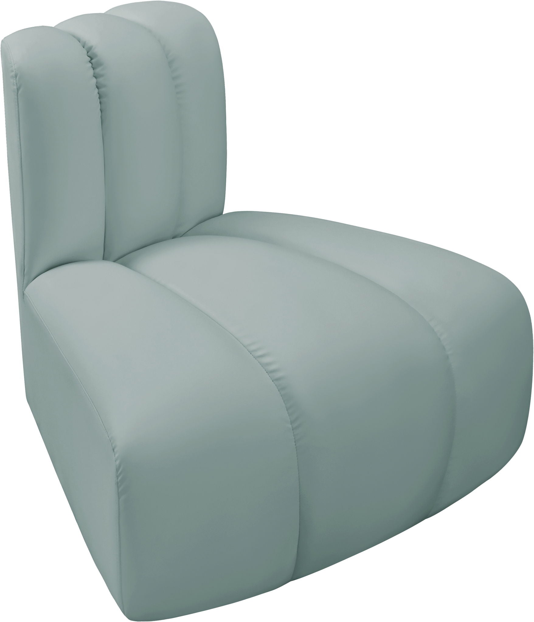 Arc - Faux Leather Reverse Corner Chair - Urban Living Furniture (Los Angeles, CA)