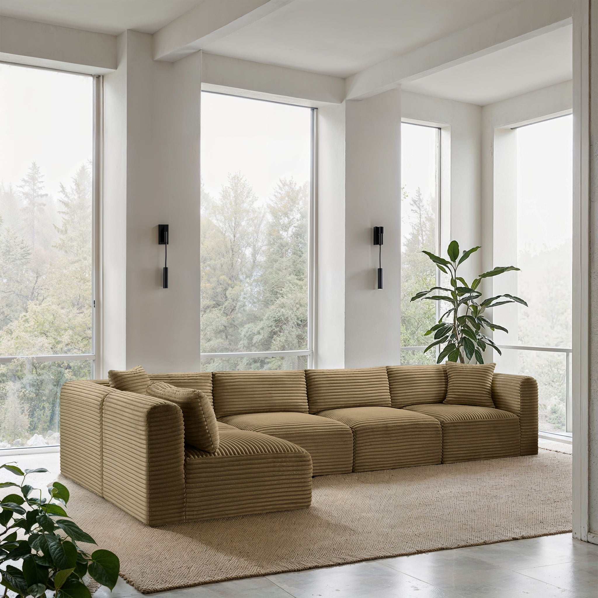Shaggy - 5 Piece Modular Sectional - Urban Living Furniture (Los Angeles, CA)
