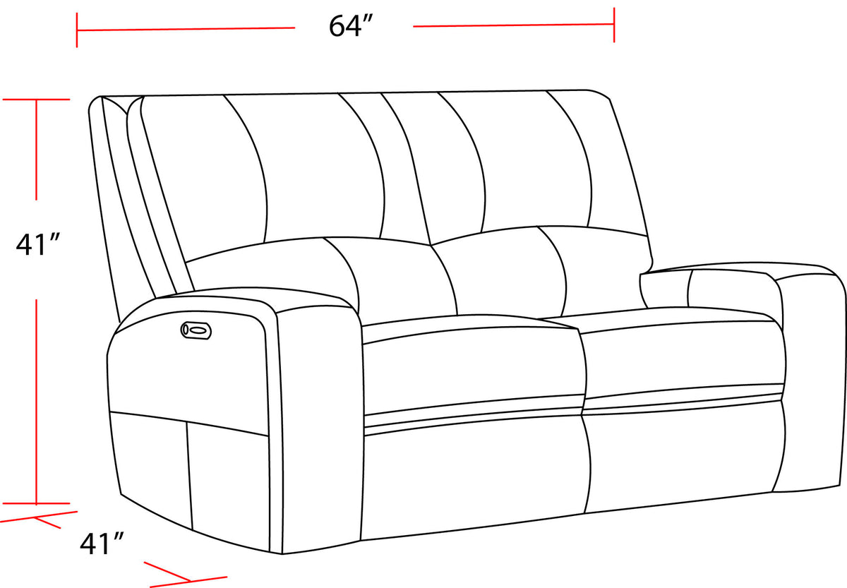 Swift - Power Reclining Loveseat - Bourbon