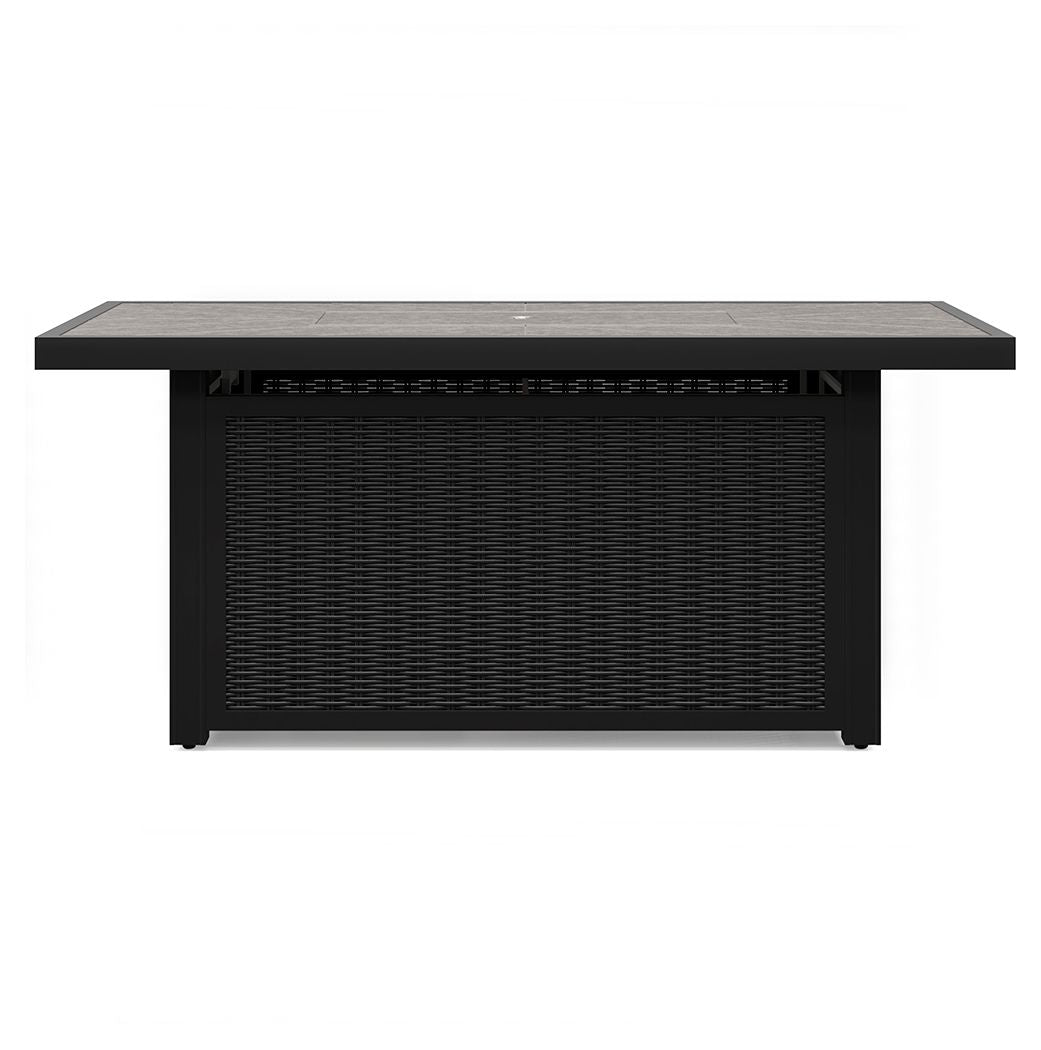 Beachcroft - Rectangular Fire Pit Table - Black / Light Gray - Urban Living Furniture (Los Angeles, CA)