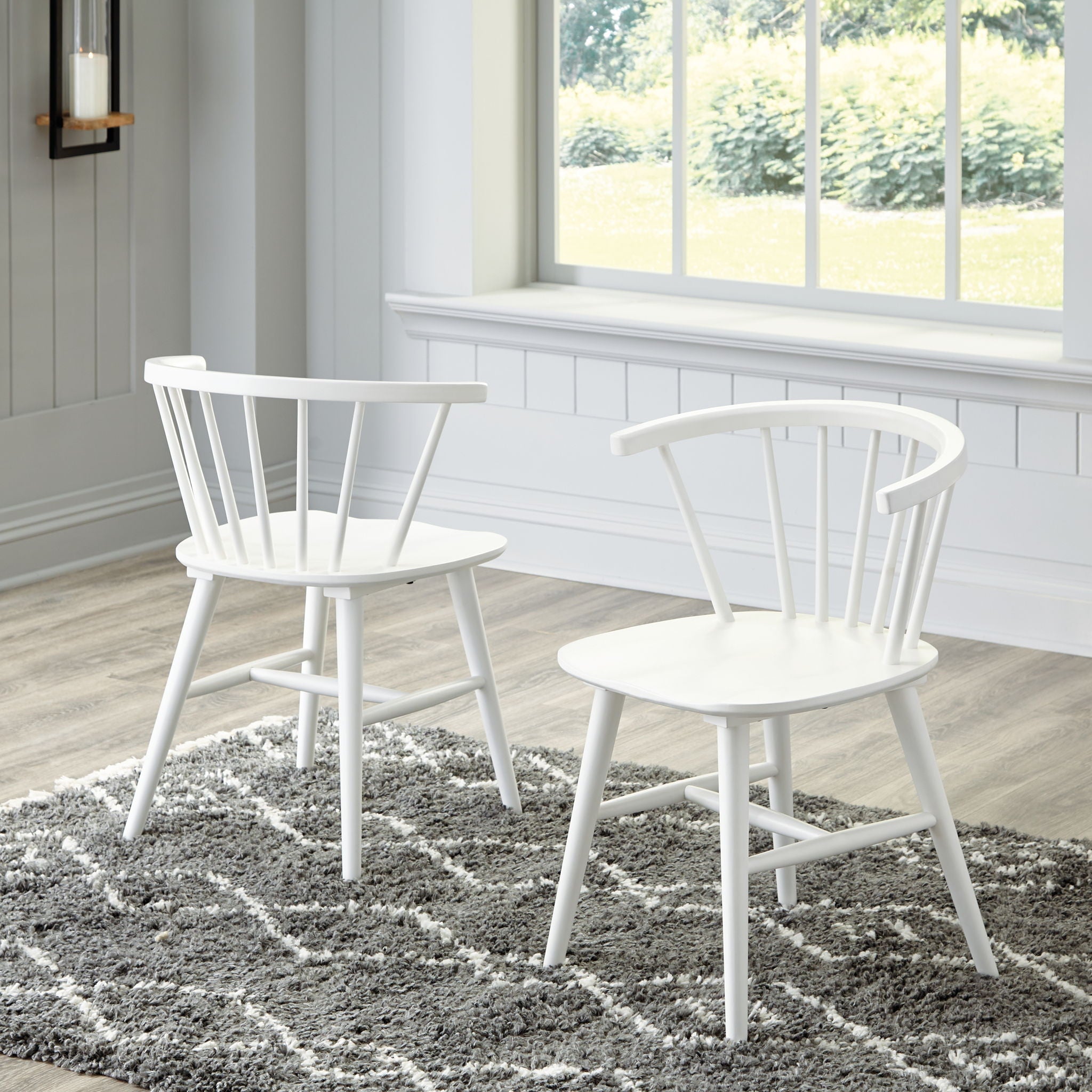 Grannen - White - Dining Room Side Chair (Set of 2) - Urban Living Furniture (Los Angeles, CA)