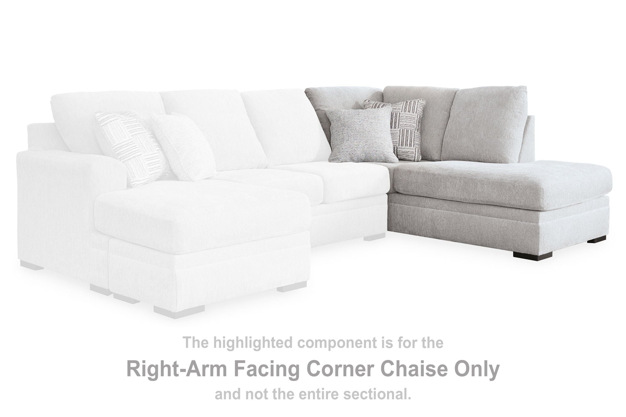 Gabyleigh - Nickel - Raf Corner Chaise - Urban Living Furniture (Los Angeles, CA)