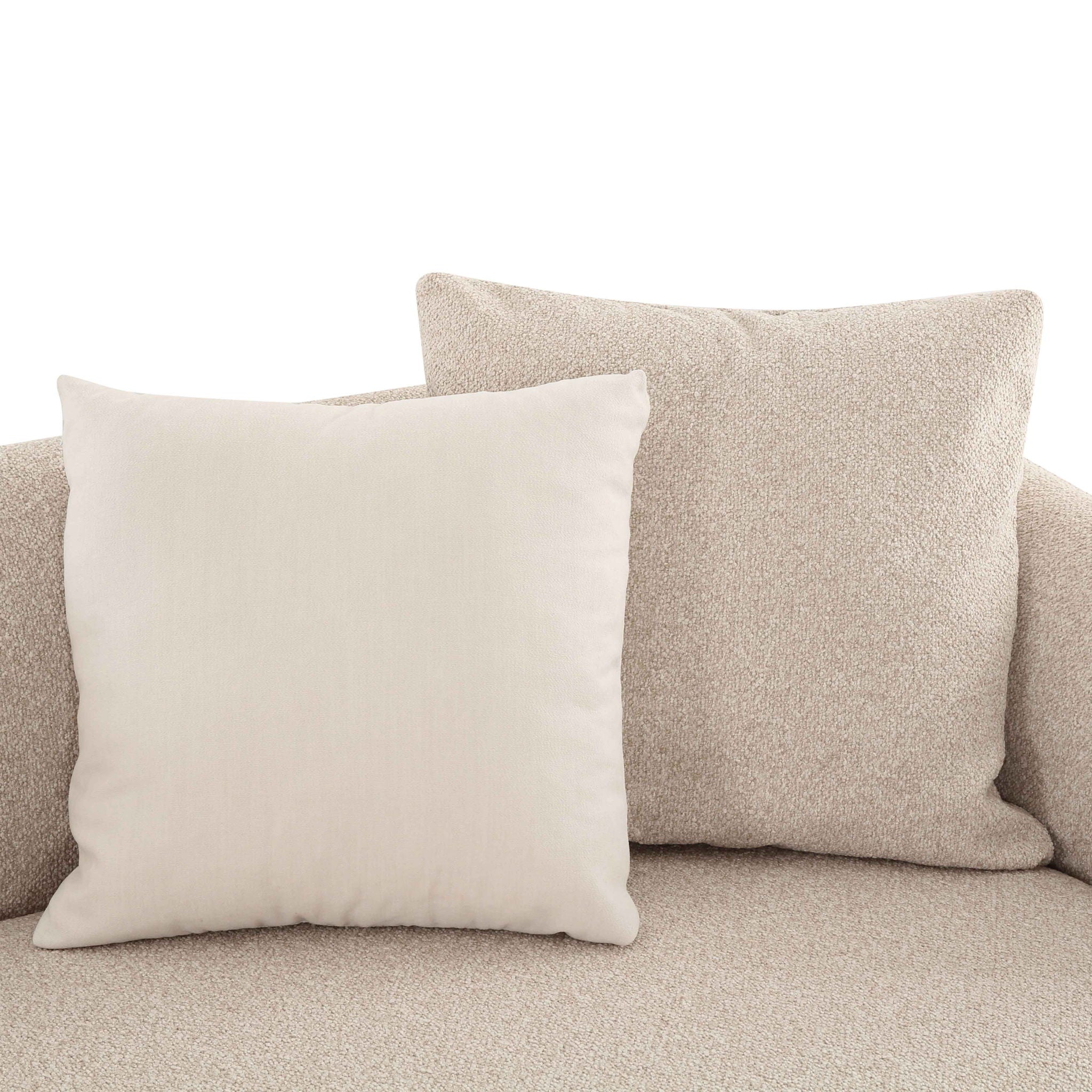 Sylvie - Right Arm 2-Seater Loveseat - Cream