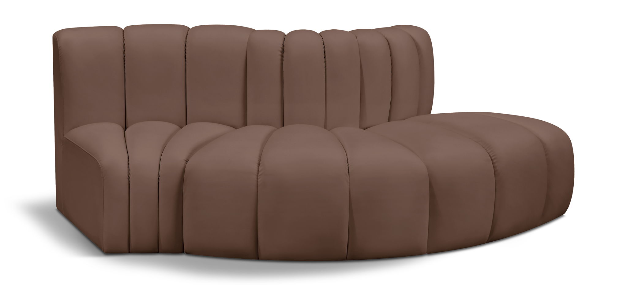 Arc - Faux Leather 3 Piece Modular Sofa - Urban Living Furniture (Los Angeles, CA)