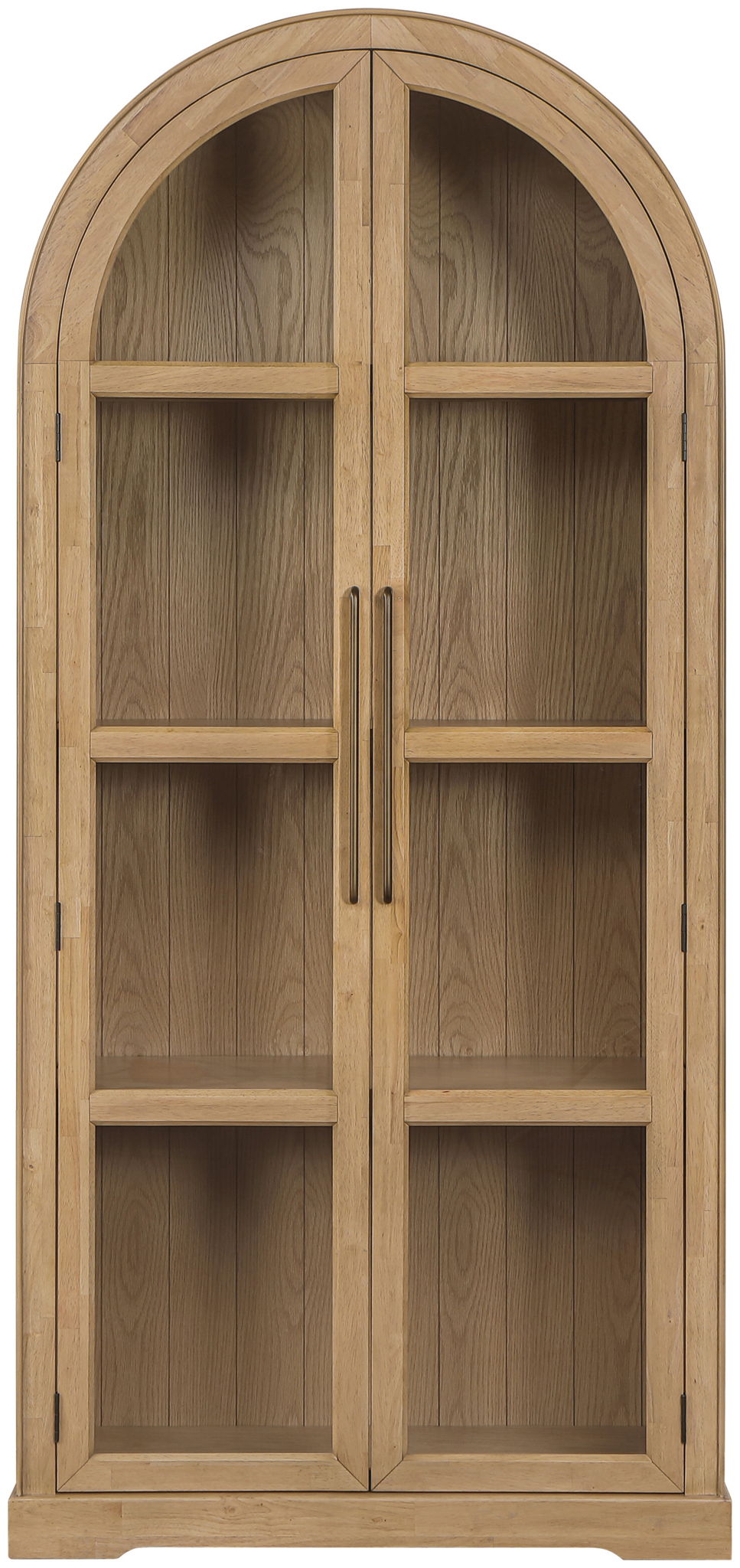 Corva - Solid Wood, Oak Veneer And Stainless Steel Storage Cabinet - Urban Living Furniture (Los Angeles, CA)