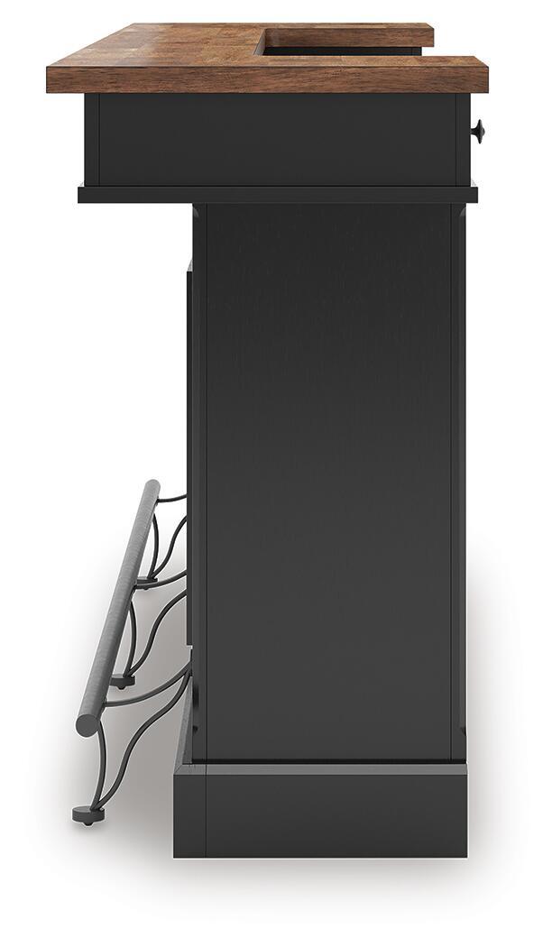 Wildenauer - Bar - Brown / Black - Urban Living Furniture (Los Angeles, CA)