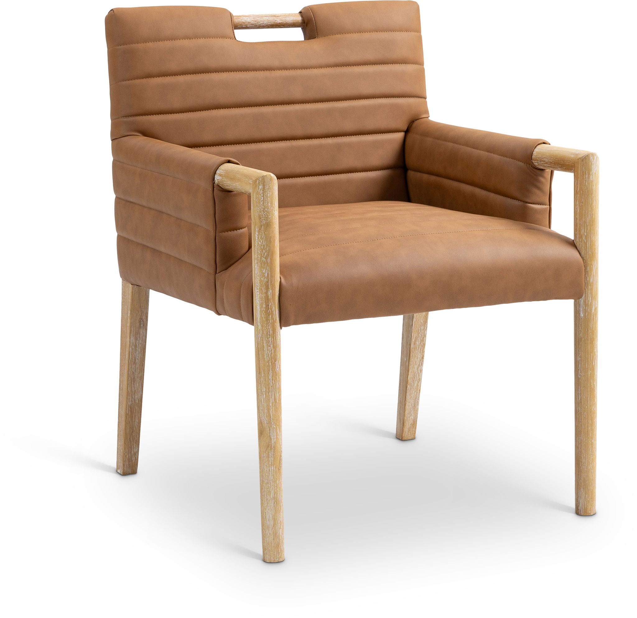 Aimee - Dining Arm Chair - Light Brown Legs - Urban Living Furniture (Los Angeles, CA)