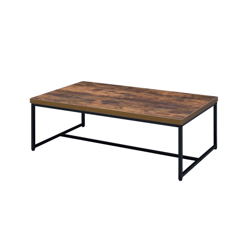 Bob - Coffee Table - Weathered Oak & Black - Urban Living Furniture (Los Angeles, CA)
