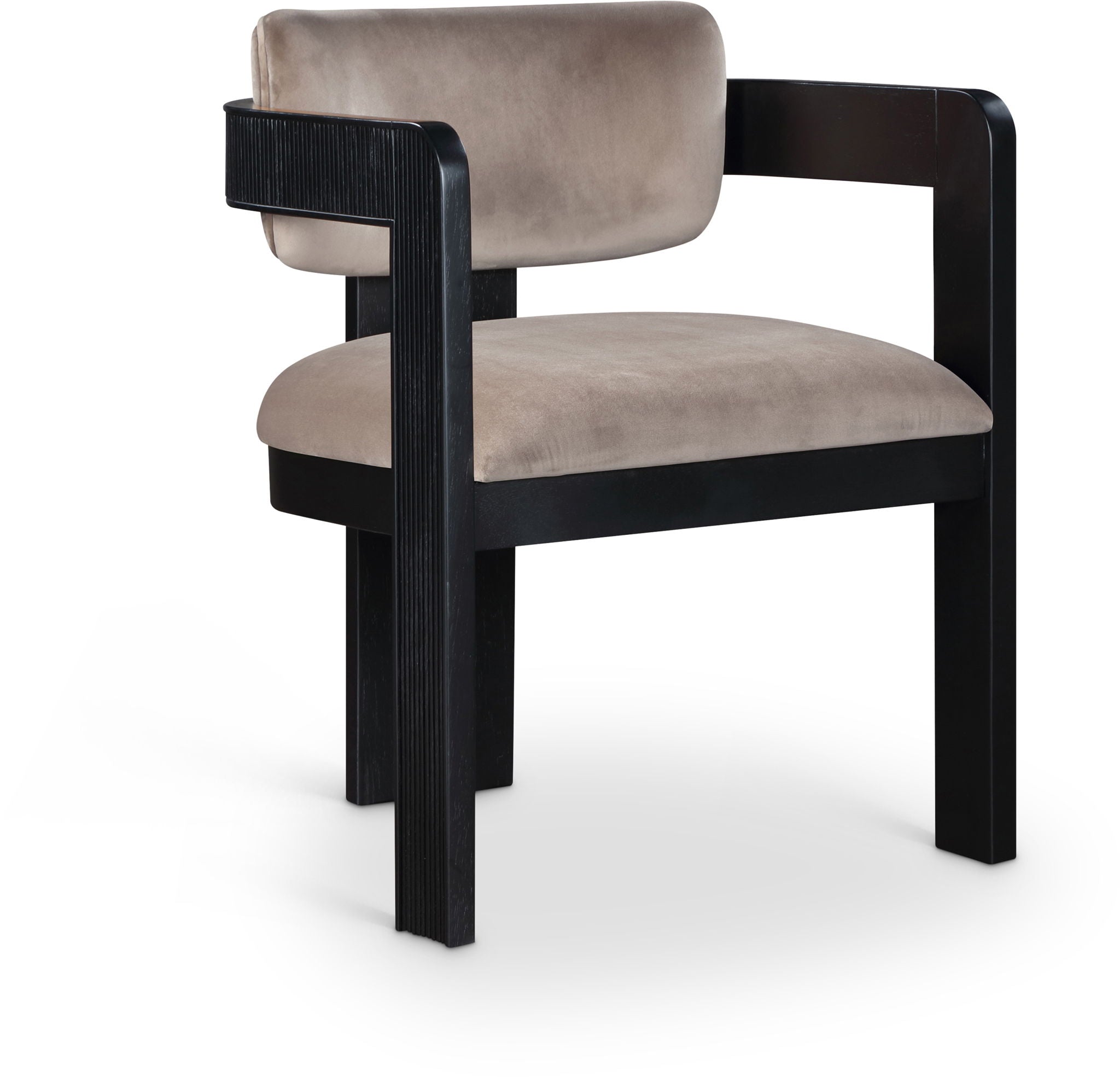 Sacha - Velvet Dining Chair With Black Base (Set of 2) - Urban Living Furniture (Los Angeles, CA)