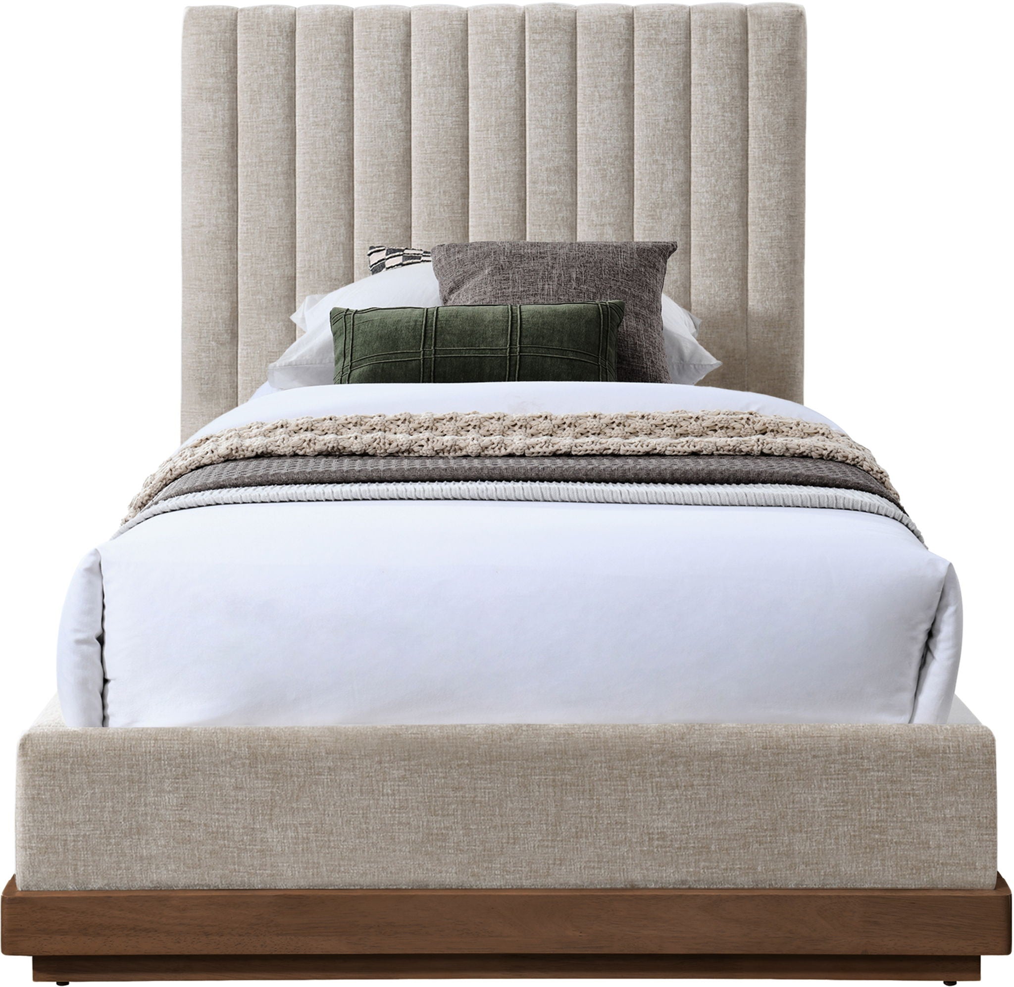 Emmet - Bed - Dark Brown Base - Urban Living Furniture (Los Angeles, CA)
