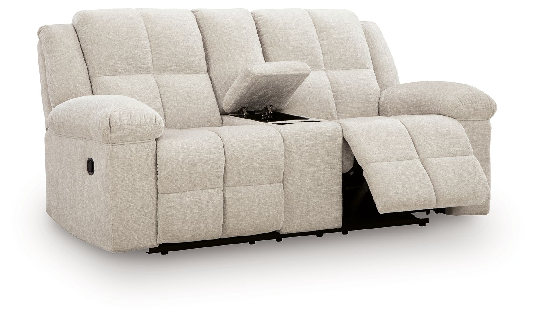 Orlen - Double Reclining Loveseat With Console - Winter - Urban Living Furniture (Los Angeles, CA)