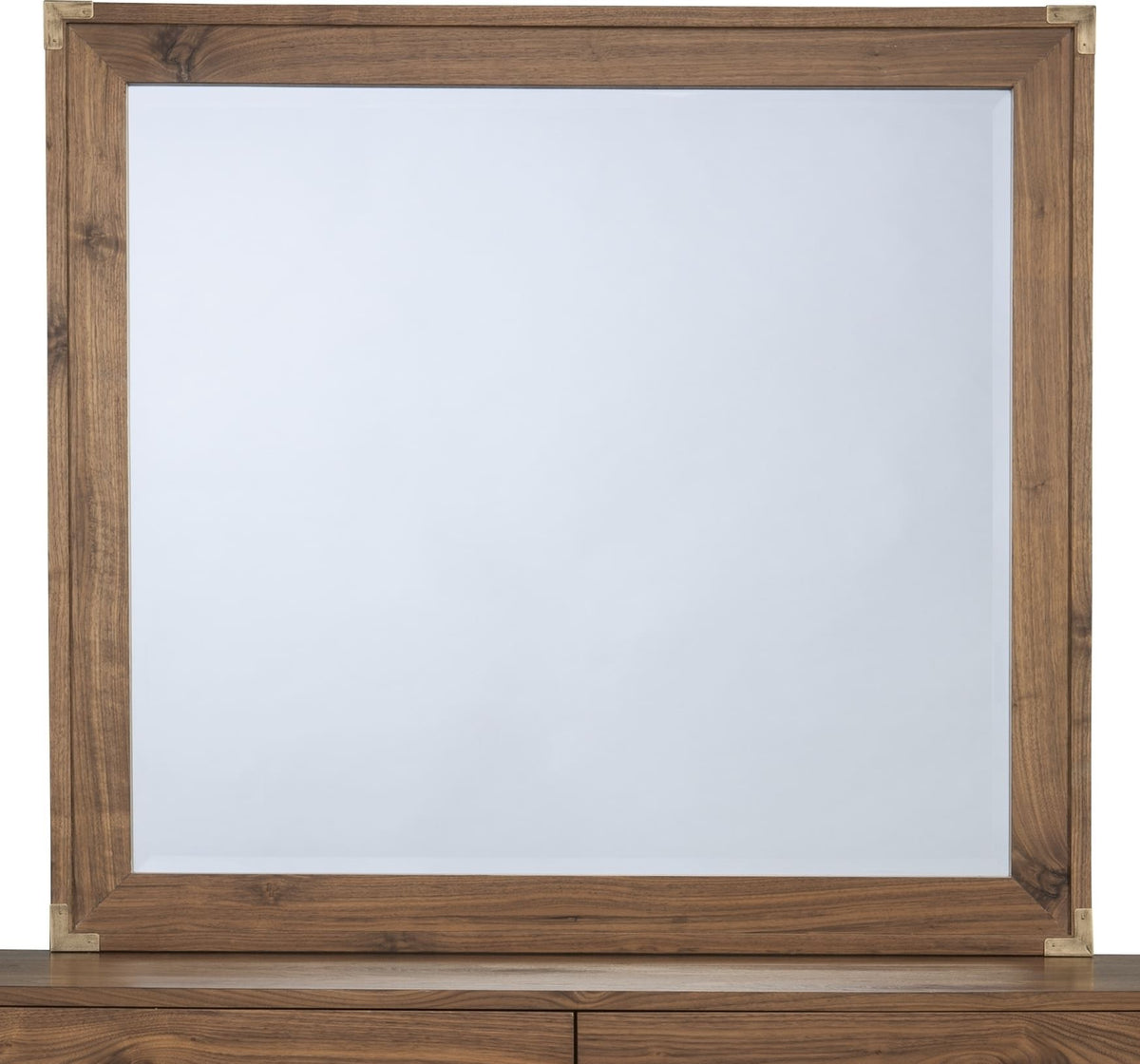 Adler - Beveled Glass Mirror - Natural Walnut