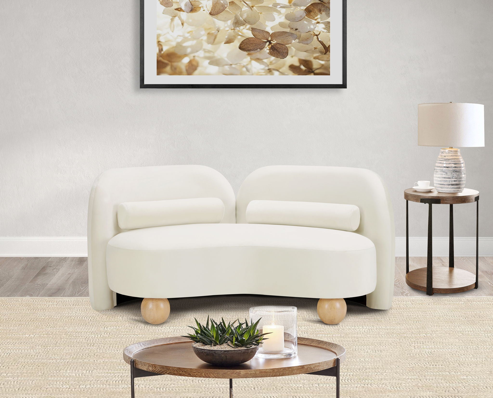 Daphne - Velvet Loveseat - Urban Living Furniture (Los Angeles, CA)