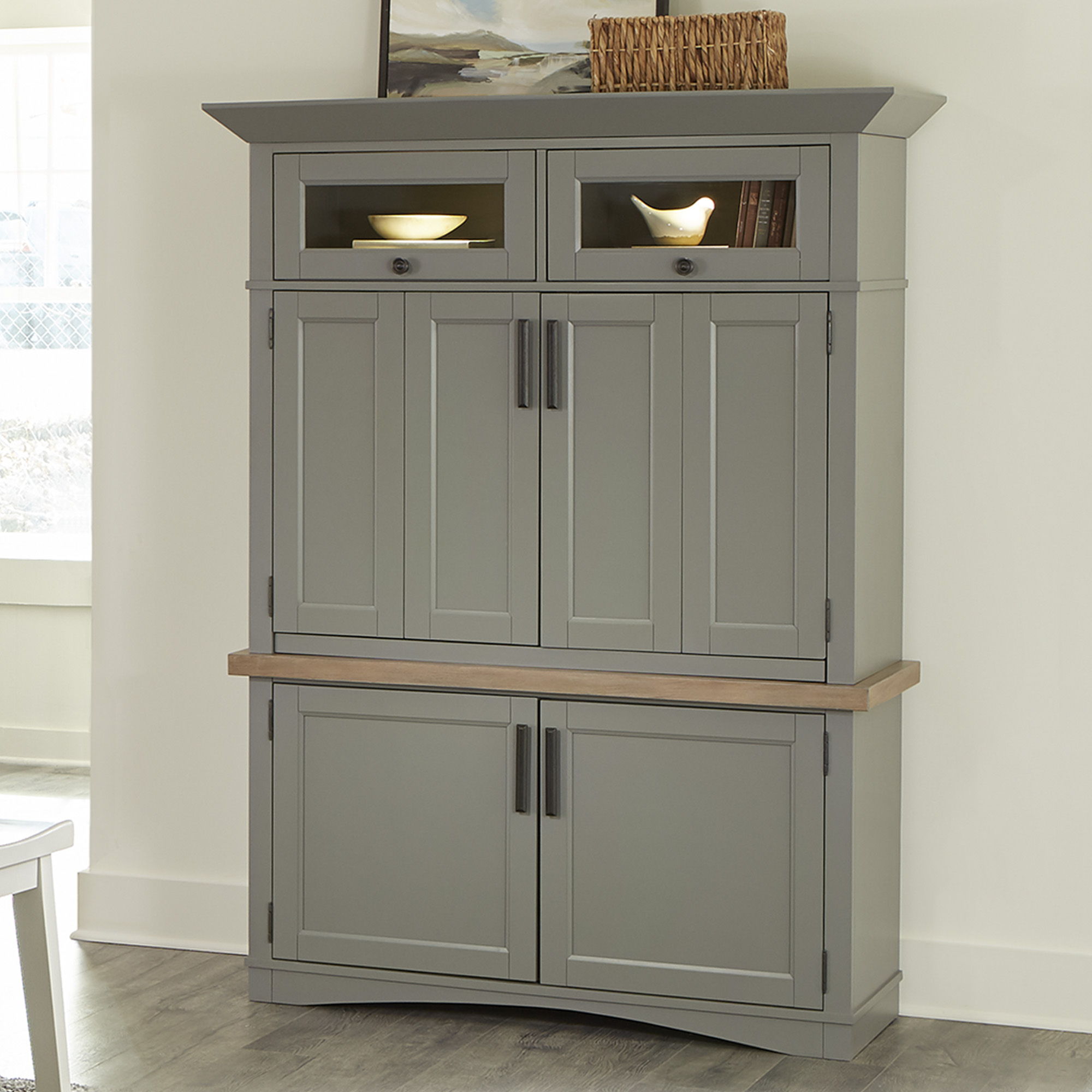 Americana Modern - Workstation with LED Light - Urban Living Furniture (Los Angeles, CA)