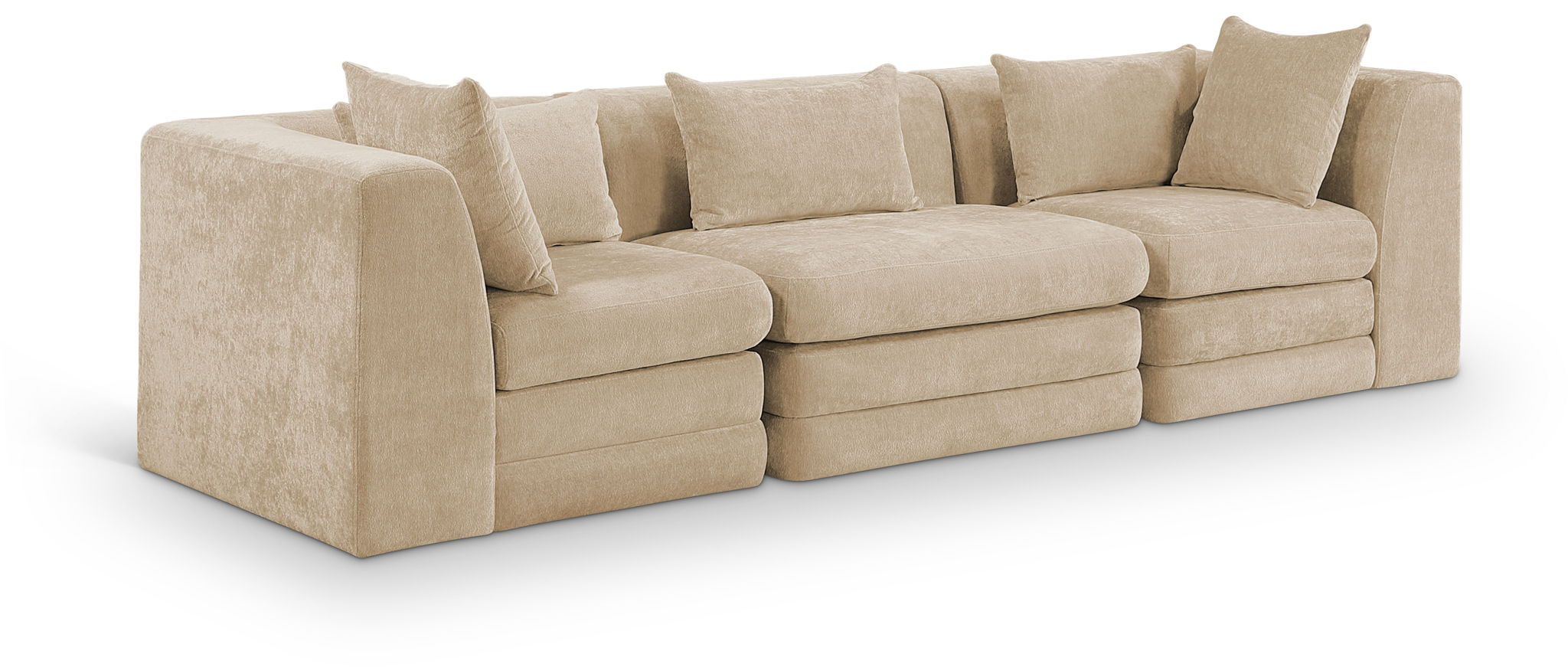 Stellar - 3 Piece 114" Upholstered Modular Sofa - Urban Living Furniture (Los Angeles, CA)