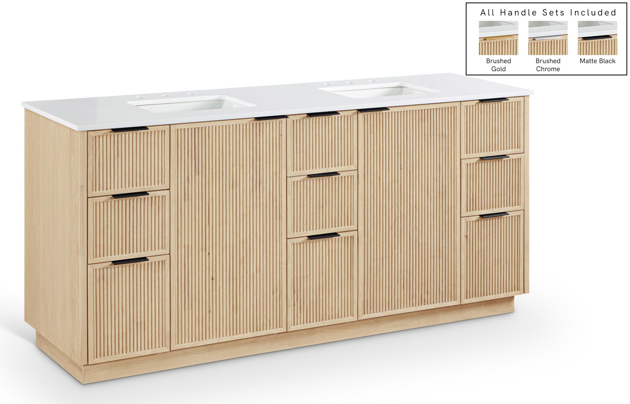 Willard - Engineered Stone And Solid Wood Bathroom Vanity - Urban Living Furniture (Los Angeles, CA)