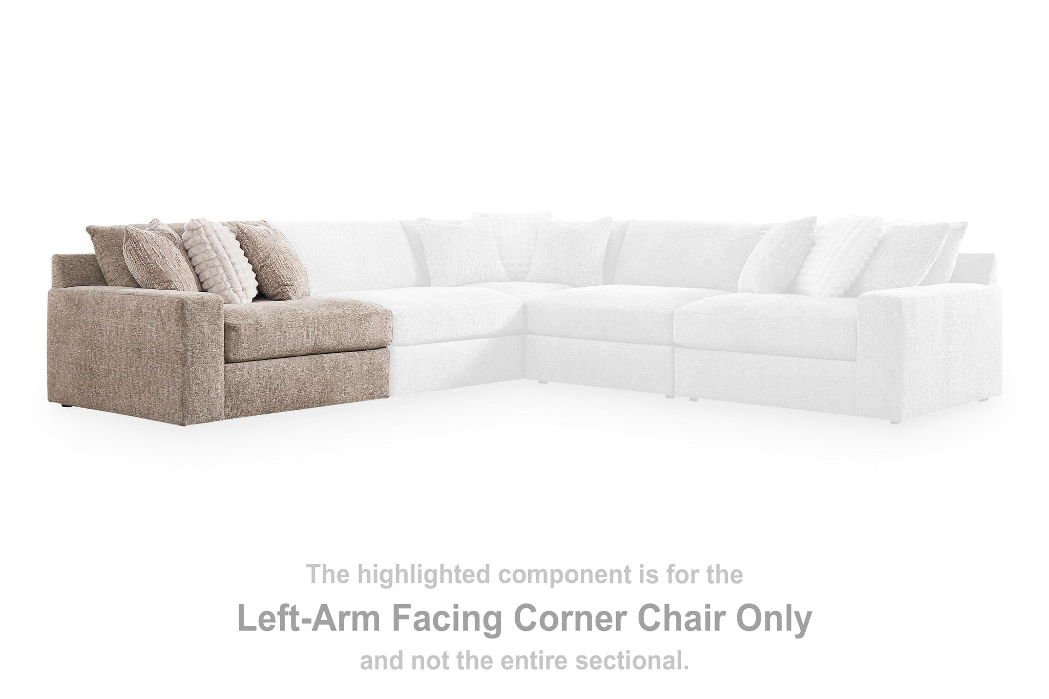 Nexora-Court - LAF Corner Chair - Burlap - Urban Living Furniture (Los Angeles, CA)