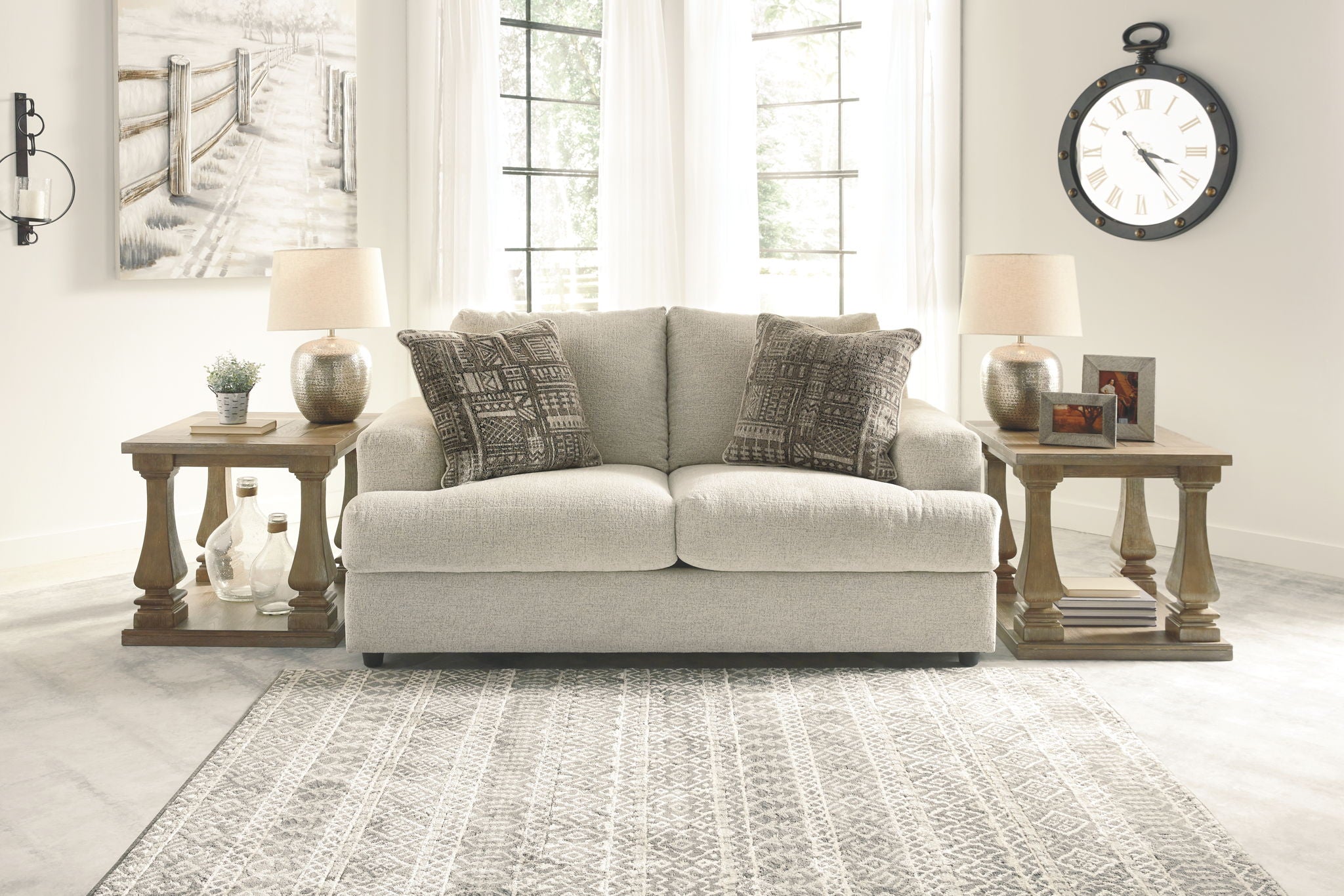 Soletren - 2 Pc. - Sofa, Loveseat - Stone