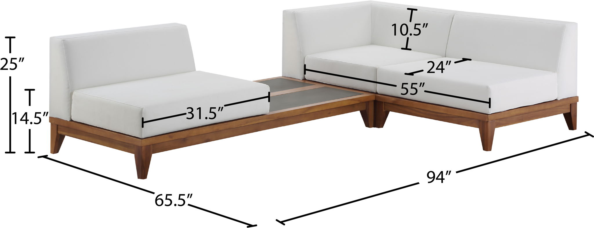 Rio - Modular Sectional - Urban Living Furniture (Los Angeles, CA)