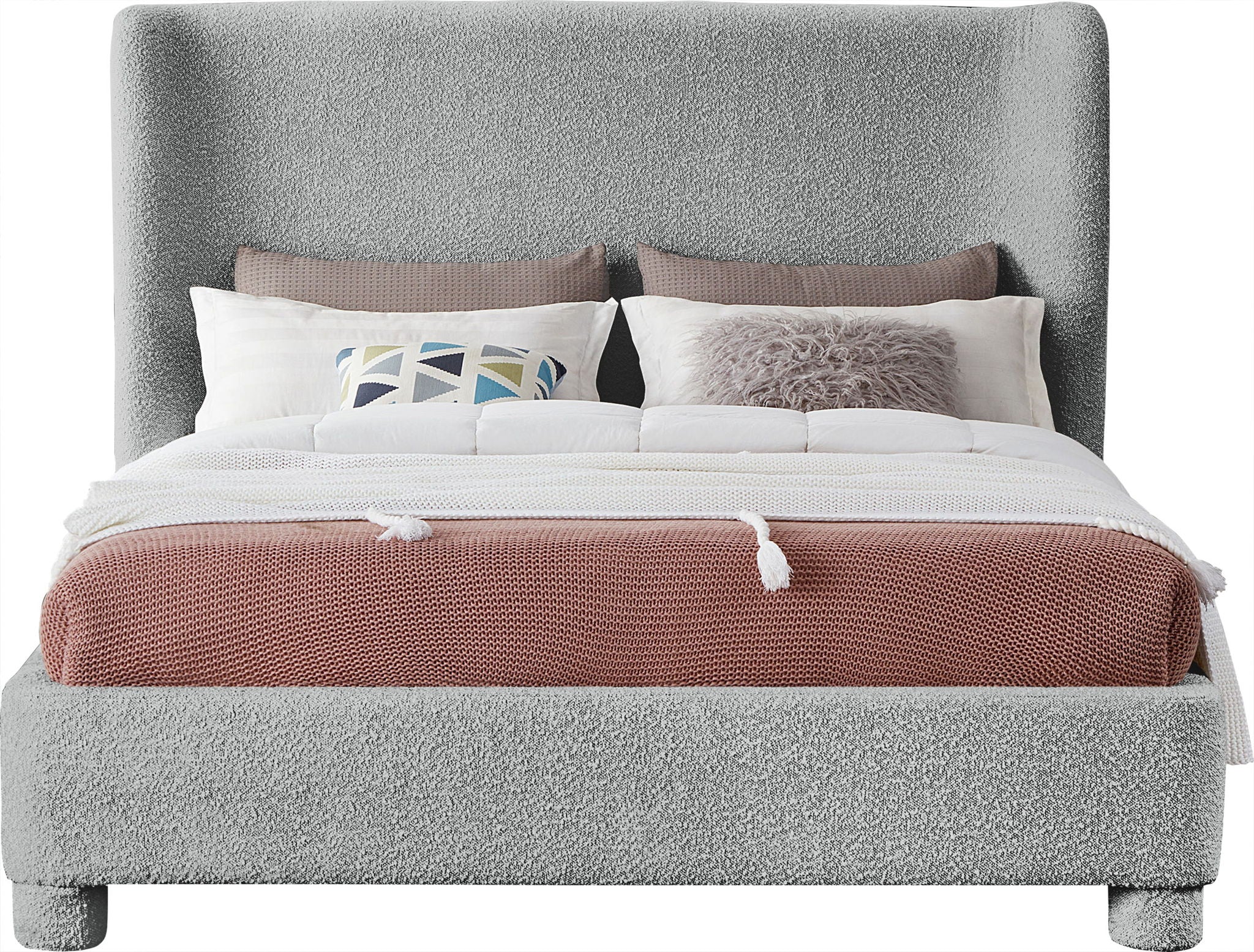 Penny - Boucle Fabric Bed - Urban Living Furniture (Los Angeles, CA)