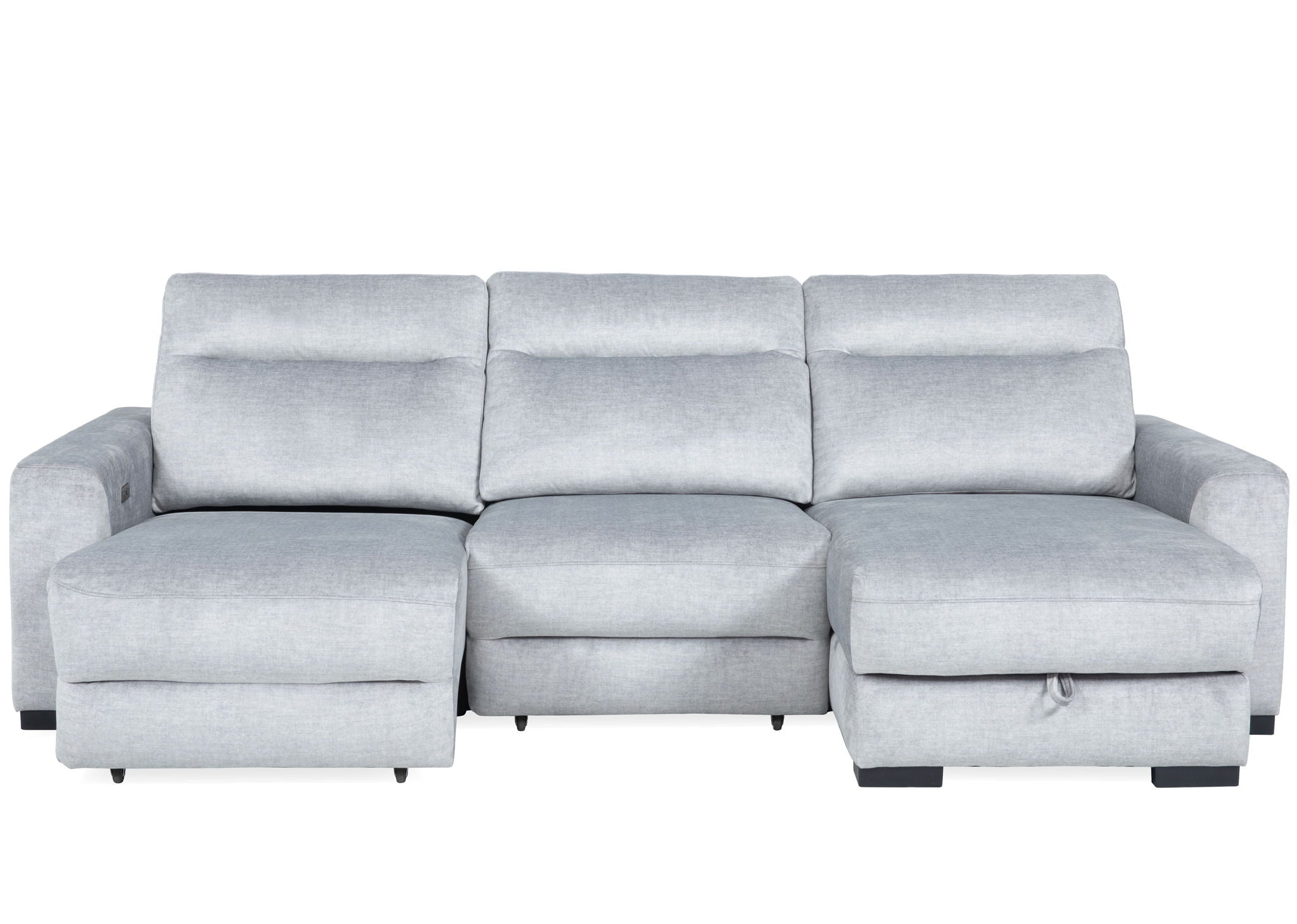 Elliot - 3 Piece Modular Lift Top Storage Sectional - Sterling - Urban Living Furniture (Los Angeles, CA)