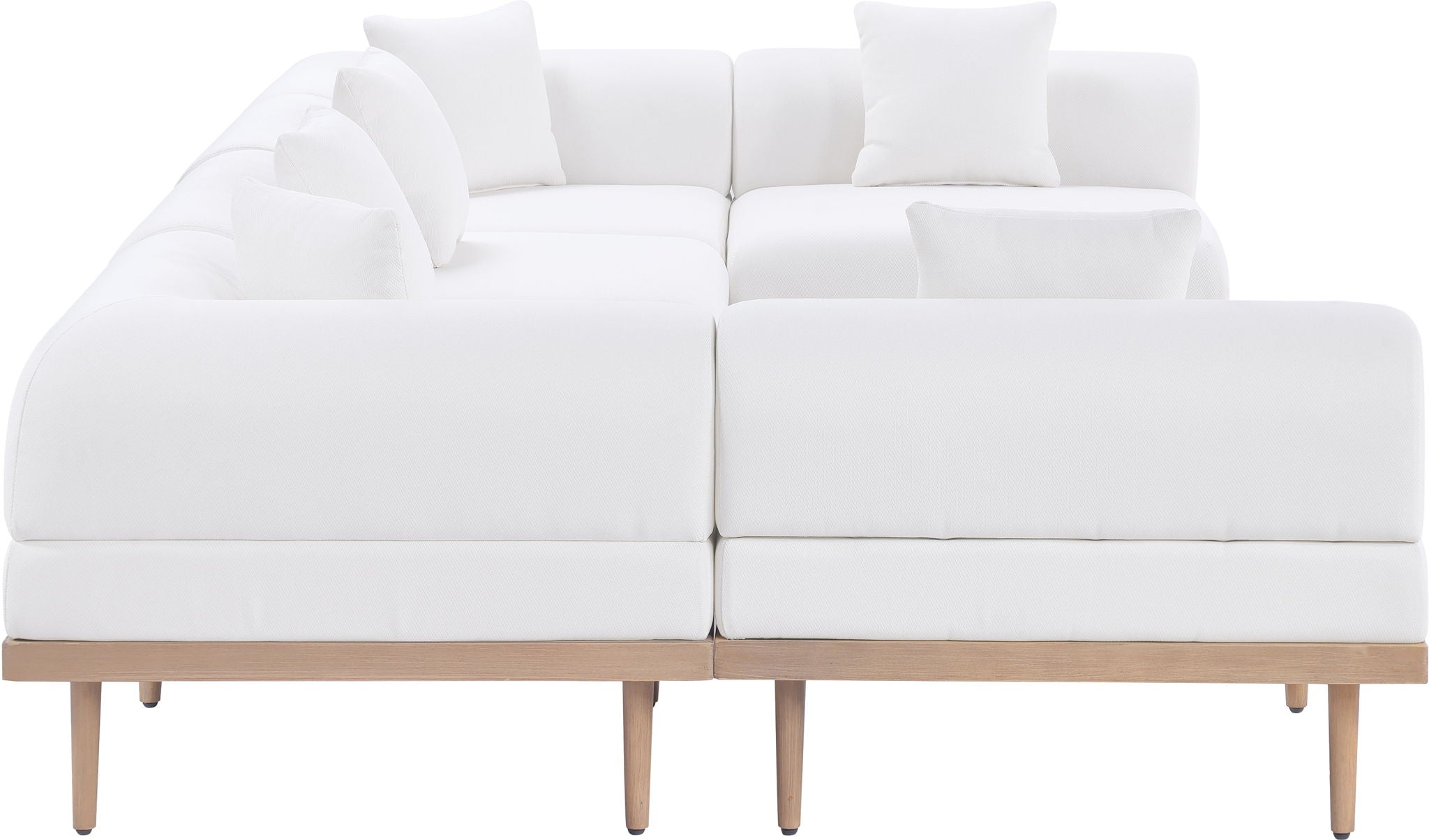 Laguna - 6 Piece 142" Outdoor Patio Modular Sectional - Urban Living Furniture (Los Angeles, CA)
