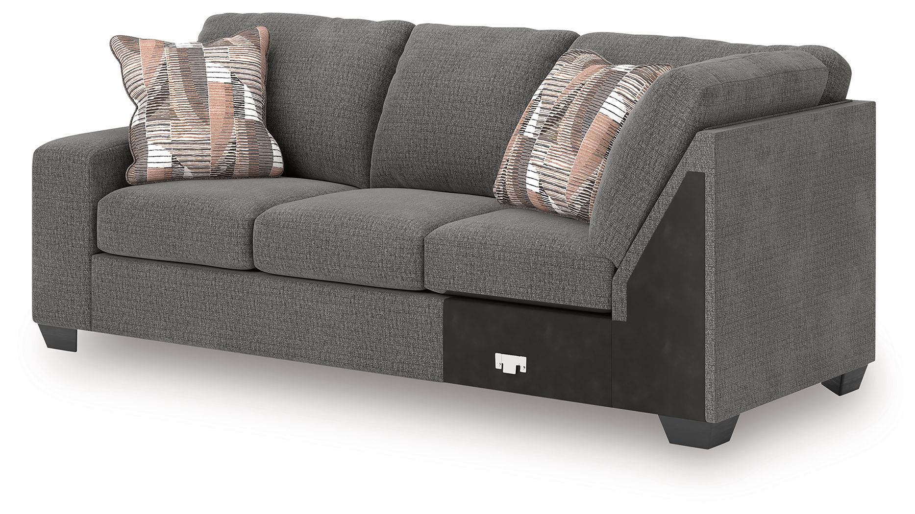 Seyler Lane - Greystone - LAF Sofa With Corner Wedge - Urban Living Furniture (Los Angeles, CA)