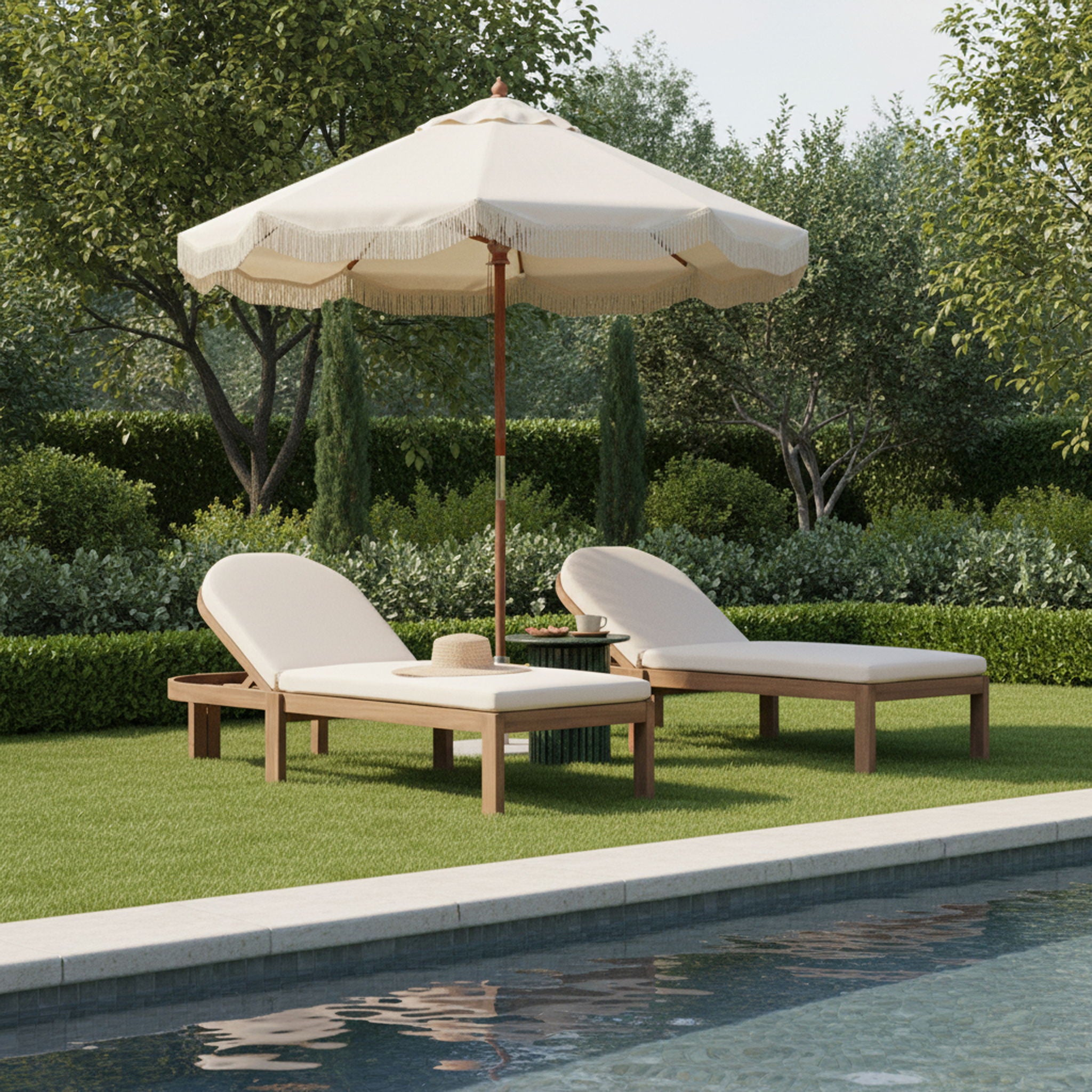 Newport - Water Resistant Fabric Upholstered Outdoor Patio Lounge Chair - Urban Living Furniture (Los Angeles, CA)