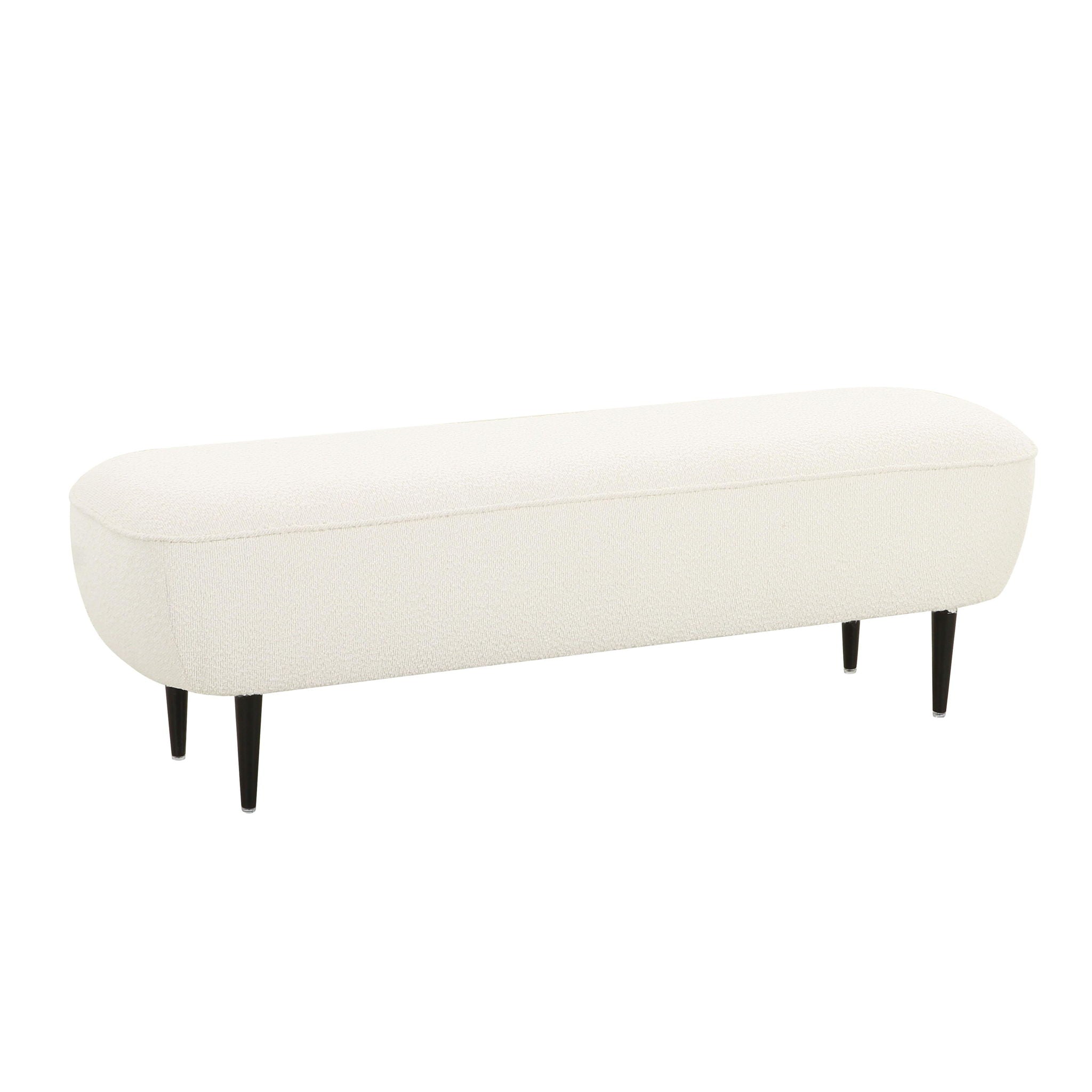 Denise - Boucle Bench - Cream - Urban Living Furniture (Los Angeles, CA)