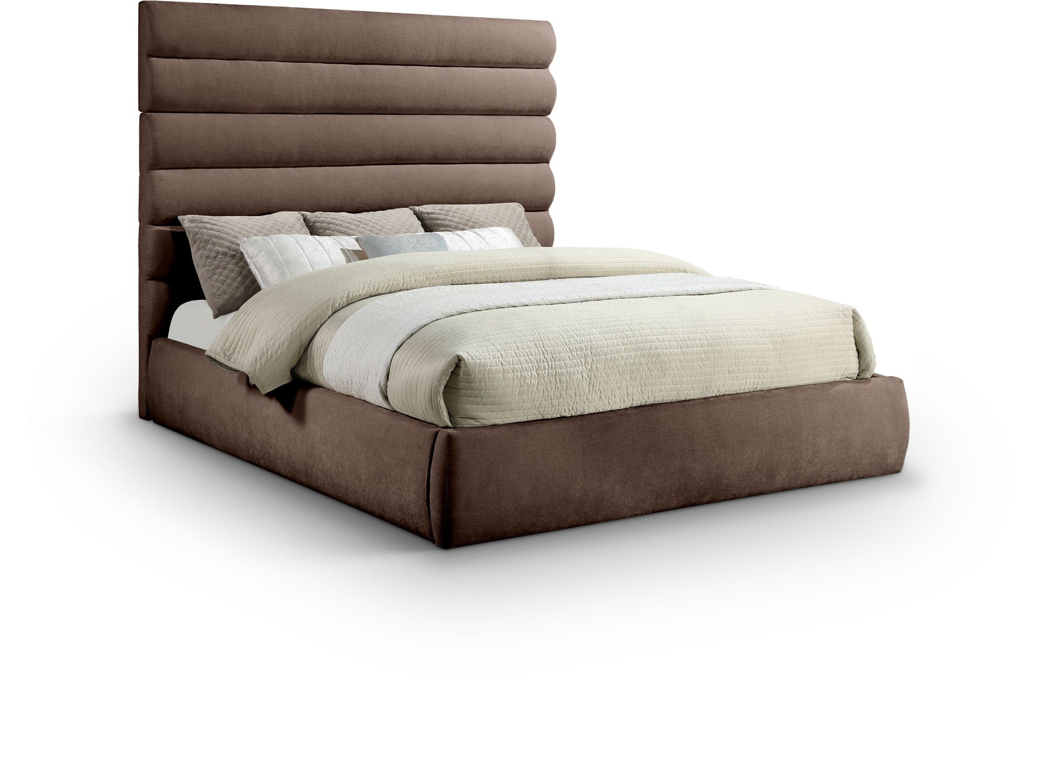 Adam - Chenille Fabric Bed With 70.5" Headboard - Urban Living Furniture (Los Angeles, CA)
