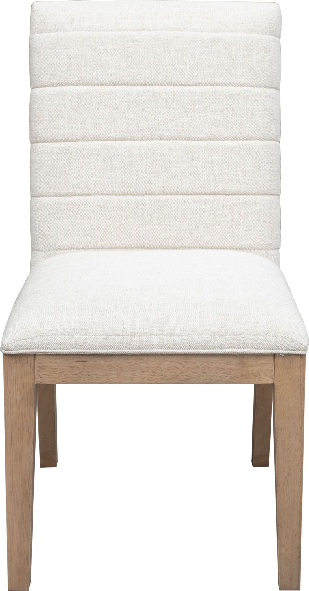 Sumire - Solid Wood Dining Chair (Set of 2) - Ginger And Natural Linen