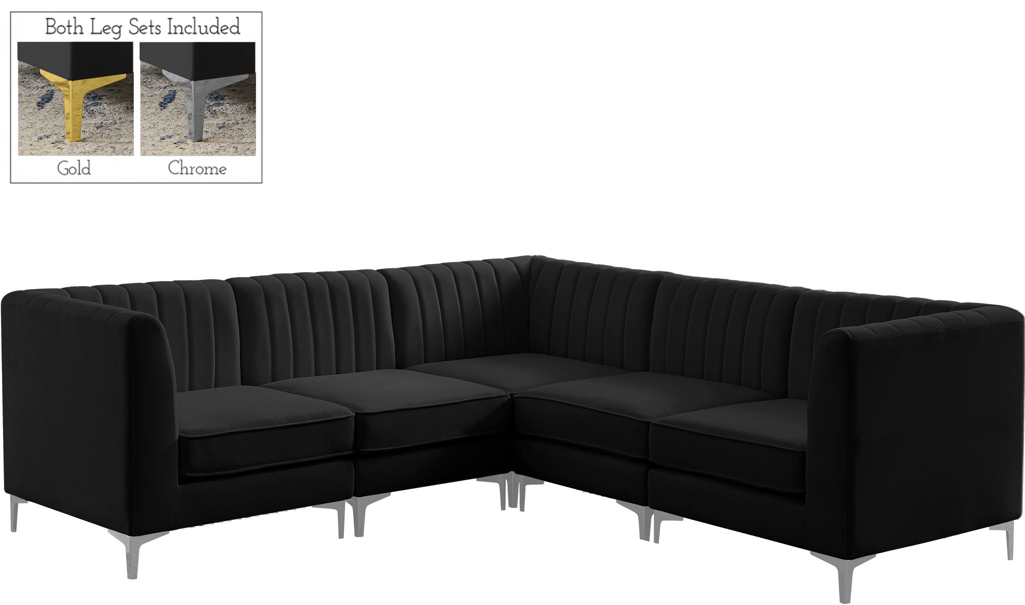 Alina - 5 Piece Modular Corner Sectional - Urban Living Furniture (Los Angeles, CA)