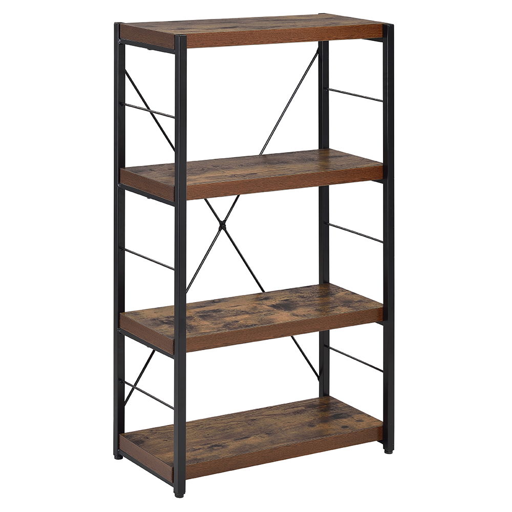 Bob - Bookshelf - Weathered Oak & Black - Urban Living Furniture (Los Angeles, CA)