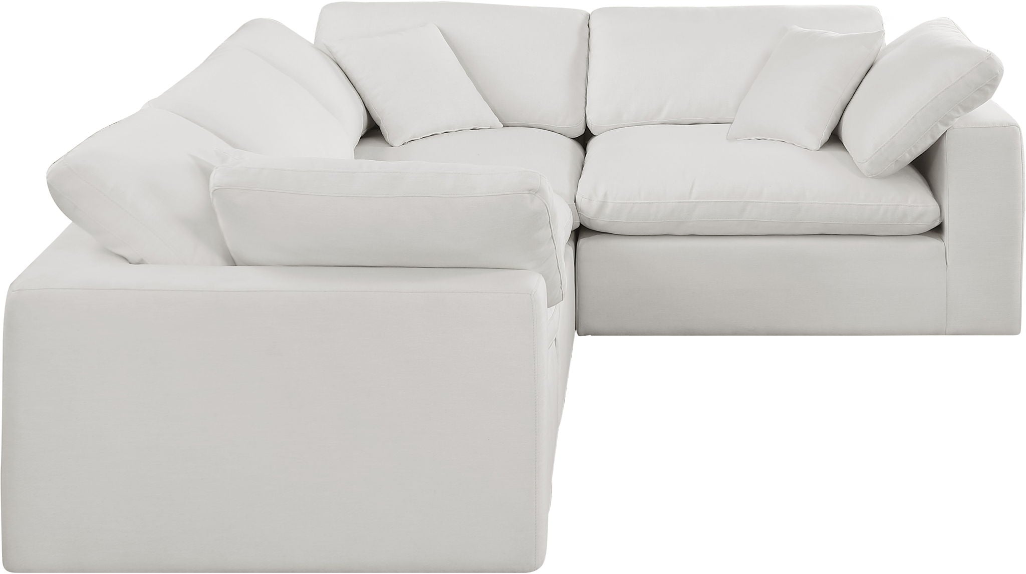 Comfy - 4 Piece Linen Fabric Modular Sectional - Urban Living Furniture (Los Angeles, CA)