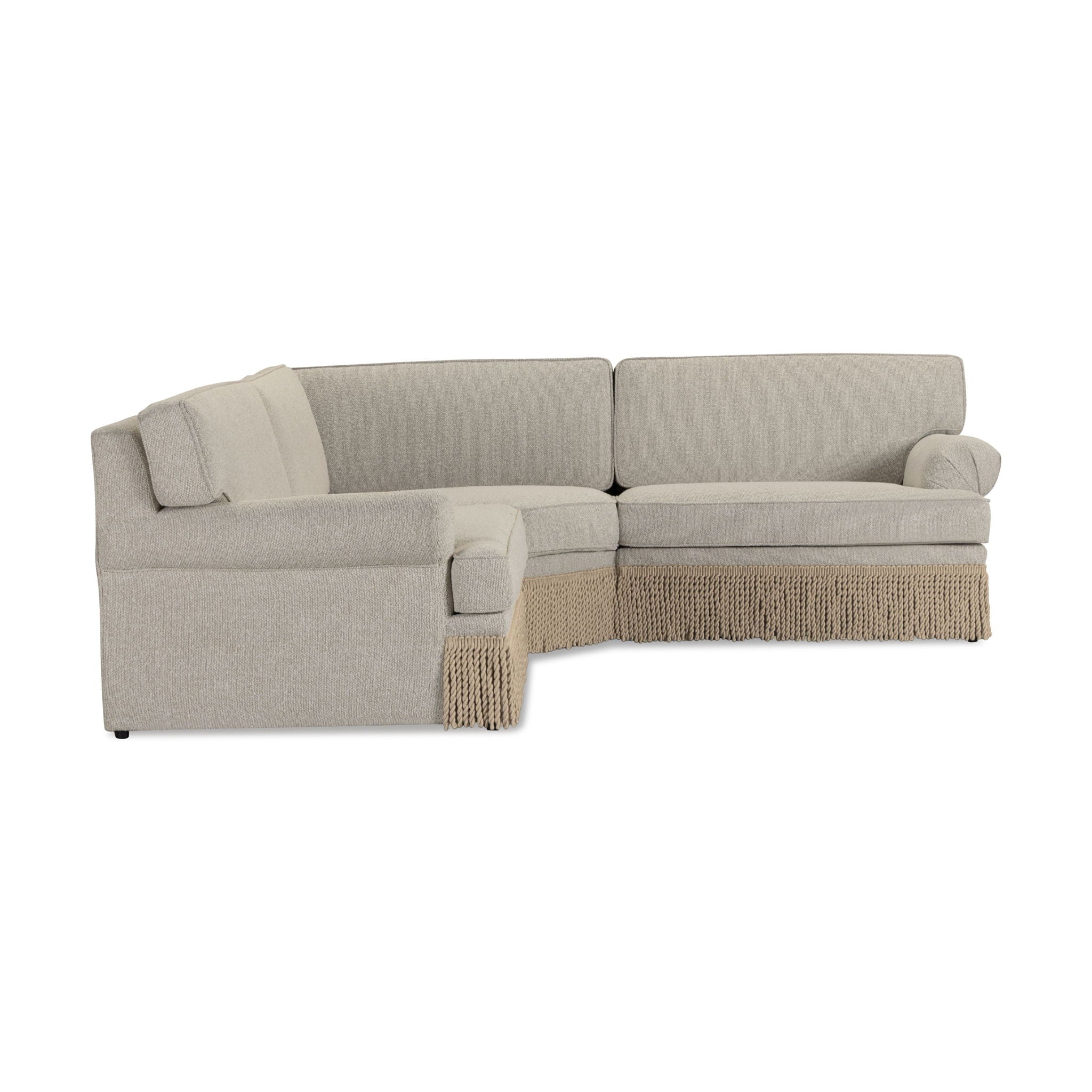 Yvette - 3-Piece Performance Boucle L-Sectional - Warm Gray - Urban Living Furniture (Los Angeles, CA)