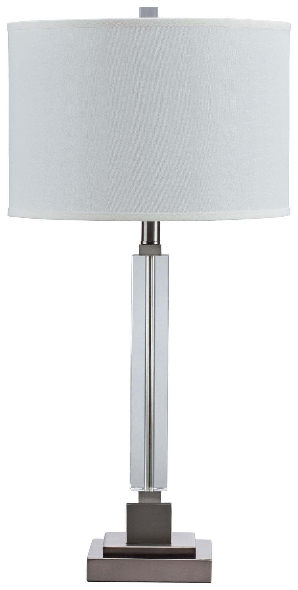 Deccalen - Clear / Silver Finish - Crystal Table Lamp - Urban Living Furniture (Los Angeles, CA)