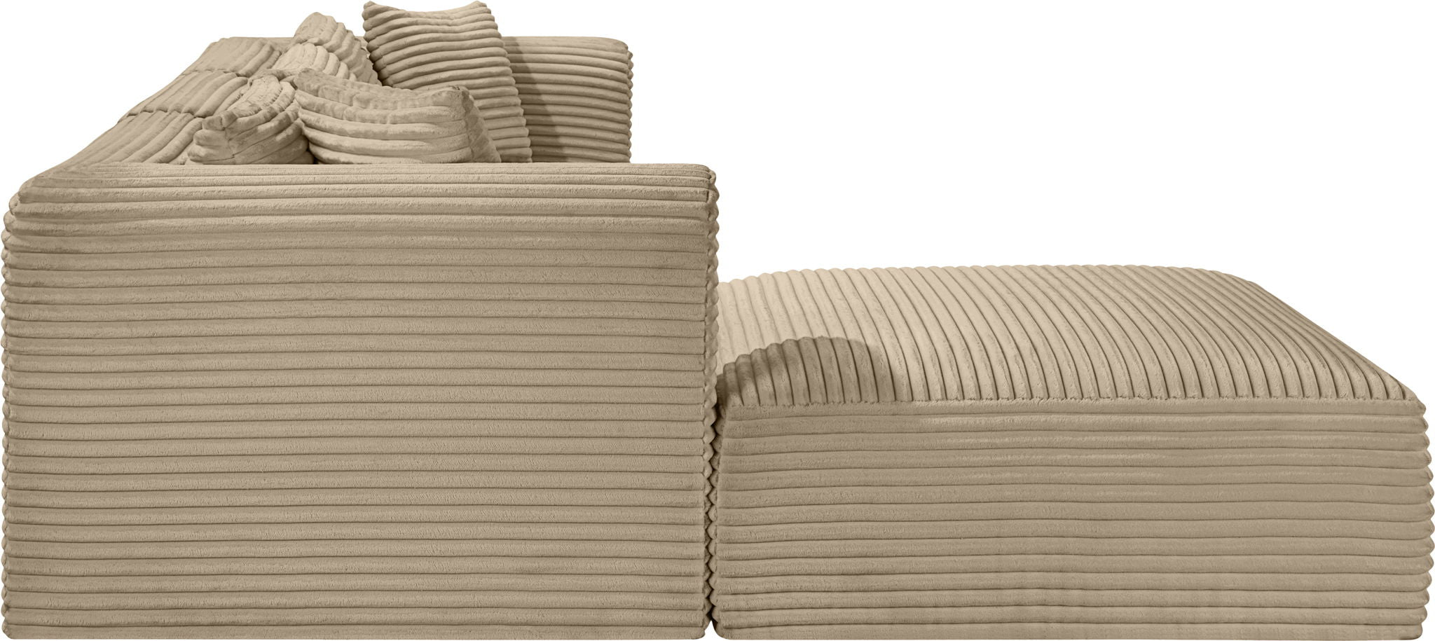 Shaggy - Fabric 4 Piece Modular Sectional - Urban Living Furniture (Los Angeles, CA)