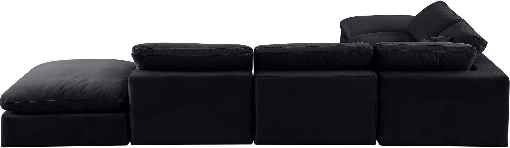 Comfy - 6 Piece Velvet Modular Sectional - Urban Living Furniture (Los Angeles, CA)