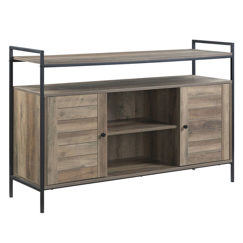 Baina - TV Stand - Rustic Oak & Black - Urban Living Furniture (Los Angeles, CA)