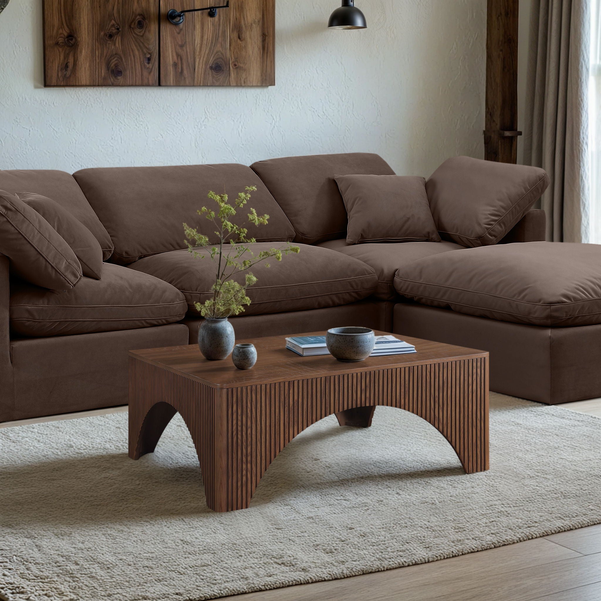 Eloise - Oak Veneer Coffee Table - Urban Living Furniture (Los Angeles, CA)