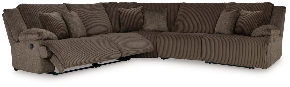 Top Tier - 5 Piece Reclining Sectional